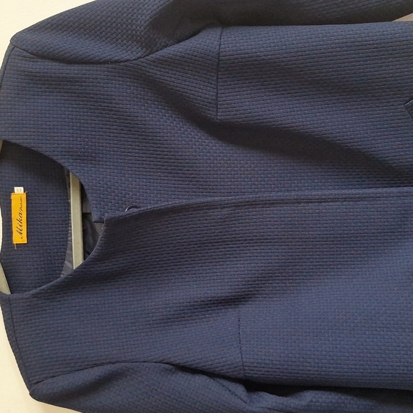 Women's Navy Lightweight Jacket/Coat Size Medium - Picture 3 of 11